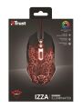 TRUST 21683 GXT 105 Izza,2400DPI,Örgülü Kablolu,USB,Işıklı Gaming Mouse
