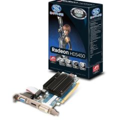 SAPPHIRE 11166-45-20G VGA 5450 2G DDR3 64B VGA-DVID-HDMI