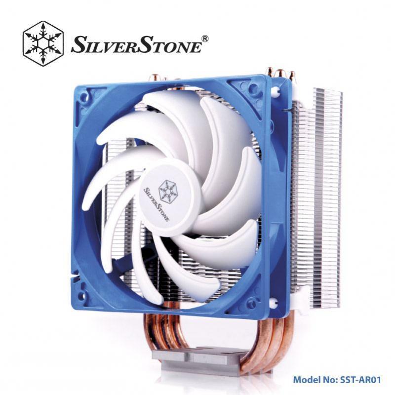 SILVERSTON 12cm Fan 1366/115X/775/2011, FM1/FM2/AM2/AM3 İşlemci Soğutucu SST-AR01