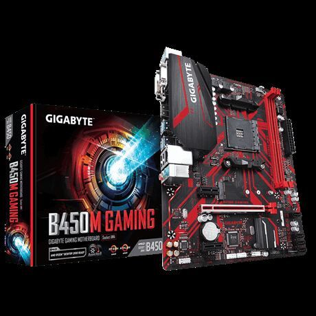 GIGABYTE B450M-GAMING AMD B450M Soket AM4 DDR4 3600 MHz DVID HDMI USB 3.1 Gaming Anakart