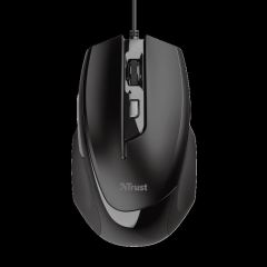 TRUST 23650 MOU VOCA COMFORT SİYAH KABLOLU MOUSE