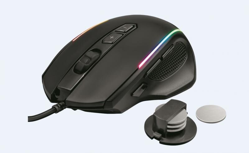 TRUST 23092 GXT 165 CELOX,10.000DPI,Ayarlanabilir Ağırlıklı,RGB USB Gaming Mouse