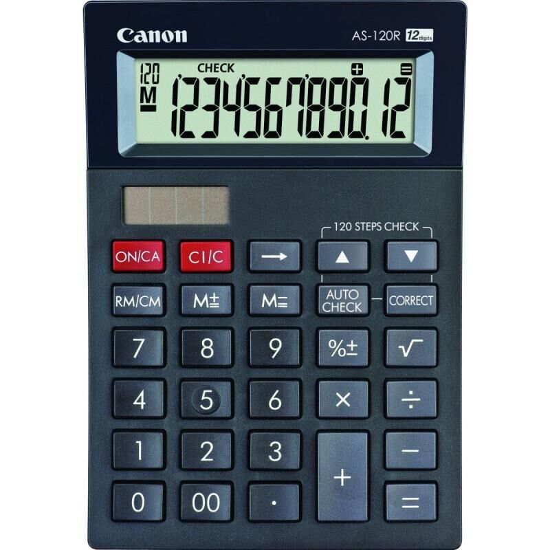 CANON 12 Hane Masaüstü Hesap Makinesi AS120