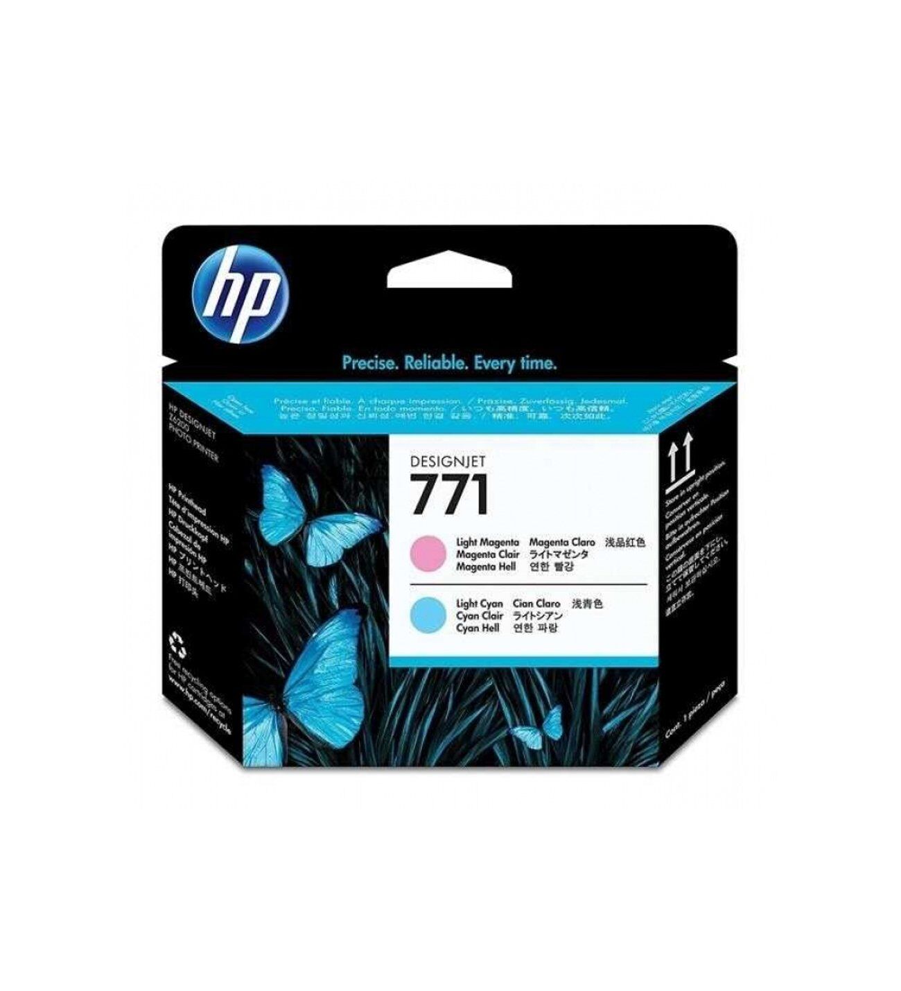 HP CE019A No 771 Açık Kırmızı,Açık Mavi Baskı Kafası