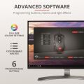 TRUST 23575 GXT 930 JACX,6400DPI,RGB LED Işıklı,Örgülü Kablolu,USB Gaming Mouse