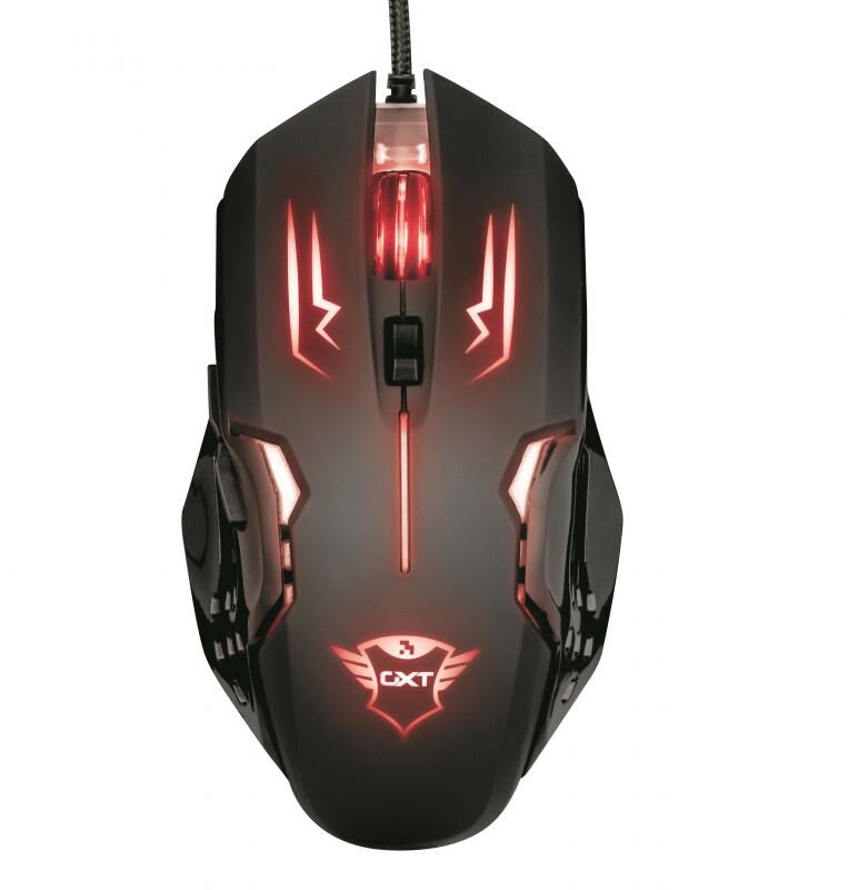 TRUST 22090 GXT 108 Rava,2000DPI,Işıklı,Örgülü Kablolu,USB Gaming Mouse