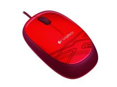 LOGITECH 910-002945 M105,Kablolu,USB Bağlantılı Optik Mouse,Kırmızı