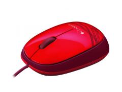 LOGITECH 910-002945 M105,Kablolu,USB Bağlantılı Optik Mouse,Kırmızı
