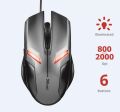 TRUST 21512 ZİVA,2000DPI,LED Işıklı,Kablolu,USB Gaming Mouse