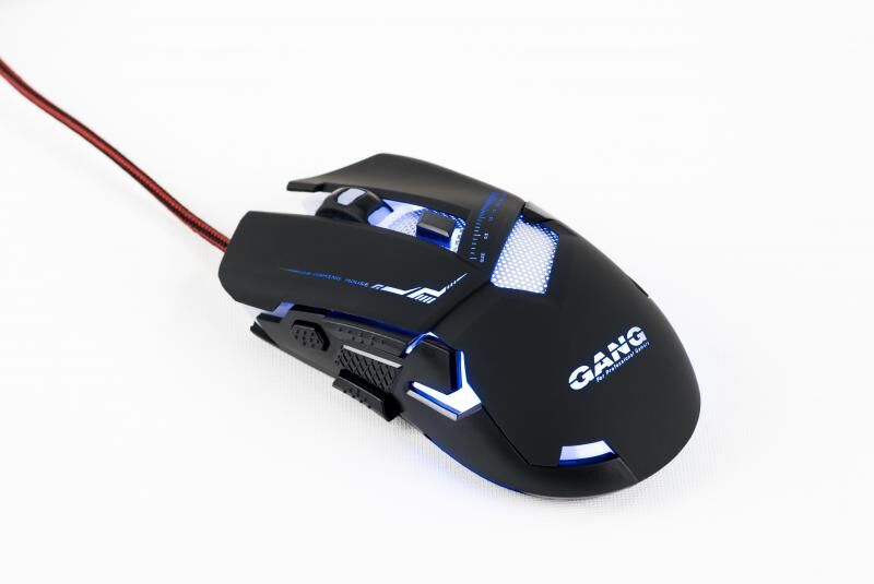 GANG GM-03 7 Tuşlu,LED Işıklı, 3200DPI, Gaming Mouse + Pad