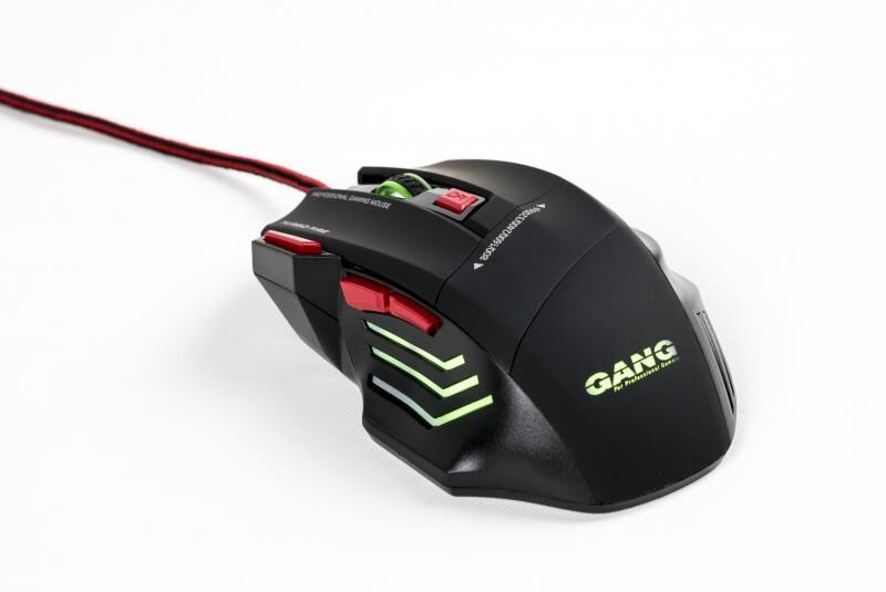 GANG GM-01 3200DPI,7 Tuş,RGB,LED, Gaming Mouse + Pad