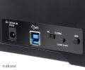 AKASA Duo Dock X2 USB3.0 Clone Destekli 2.5''/3.5'' Disk İstasyonu AK-DK06U3-BKEU