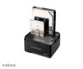 AKASA Duo Dock X2 USB3.0 Clone Destekli 2.5''/3.5'' Disk İstasyonu AK-DK06U3-BKEU