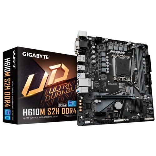 GIGABYTE H610M-S2H-DDR4 H610M-S2H DDR4 3200Mhz DVI HDMI Anakart