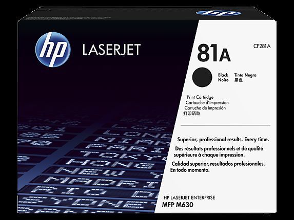 HP CF281A No 81A Siyah 10500 Sayfa Lazer Toner