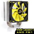 AKASA Venom 12cm Fan AM2/AM3/FM1, 775/1156/1366/2011 İşlemci Soğutucu AK-CCX-4002HP