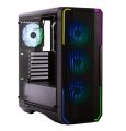 BITFENIX ESM-150-KKWGK-4A Enso Mesh Black + 4 ARGB FANS with Controller