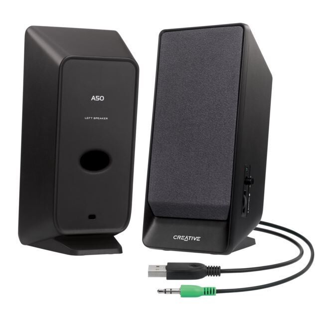 CREATIVE 51MF1675AA000 2W RMS 2+0 USB Siyah Hoparlör