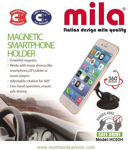 MILA Stand Özellikli Magnetli Araç tutucu HC02H