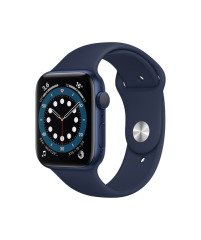Apple Watch Series 6 GPS 44mm Mavi Alüminyum Kasa ve Koyu Lacivert Spor Kordon