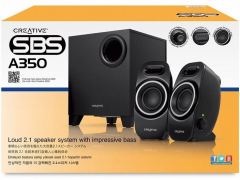 CREATIVE 12W RMS 2+1 Siyah Hoparlör 51MF0445AA000