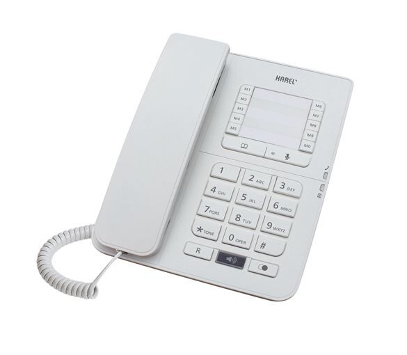 KAREL TM-142-KREM Kablolu Masaüstü Krem Telefon