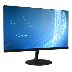 TECHNOPC TPL24VS-F 23.6'' 1920x1080  2ms,  VGA, DVI  Speaker,  Frameless Siyah Monitör