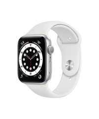 Apple Watch Series 6 GPS 44mm Silver Alüminyum Kasa ve Beyaz Spor Kordon