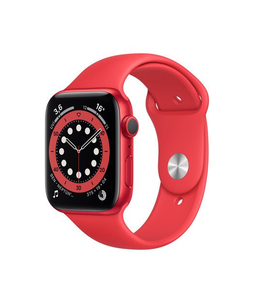 Apple Watch Series 6 GPS 44mm PRODUCT(RED) Alüminyum Kasa ve PRODUCT(RED) Spor Kordon