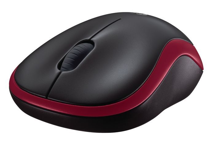 LOGITECH 910-002237 M185 Kablosuz Optik 1000DPI Kırmızı Siyah Mouse