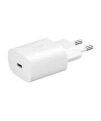 Samsung EP-TA800N TypeC 25W Kablosuz Hızlı Şarj Adaptörü - Beyaz