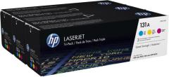 HP U0SL1AM No 131A 3'lü Kırmızı,Sarı,Mavi 1800 Sayfa Lazer Toner