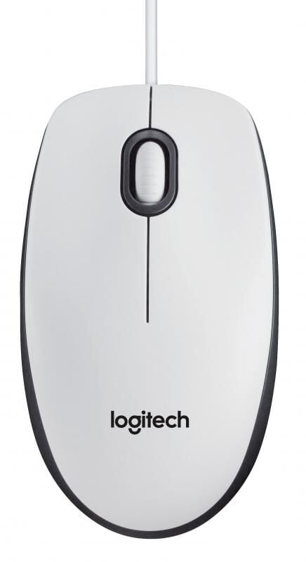 LOGITECH 910-005004 M100 Kablolu Optik Usb Beyaz Mouse