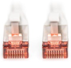Digitus Zırhlı Patch Kablo Cat6 Gri (1m)