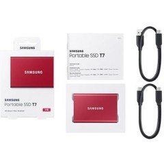 Samsung T7 1TB Usb 3.2 Gen2 Kırmızı