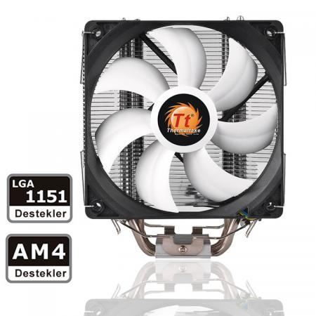 THERMALTAK Thermaltake Contac Silent 12cm AM4, İntel LGA 1151 Uyumlu CPU Soğutucu