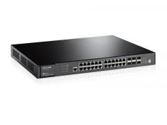 TP-LINK T3700G-28TQ JetStream 28-Port Gigabit Stackable L3 Managed Switch