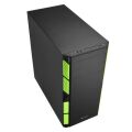SHARKOON Belirgin Şekiller, Etkileyici Renkler Midi Tower Kasa AI7000SILENT-GREEN