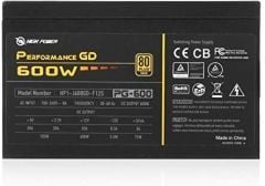 High Power 600W 80+ Gold (Performance GD)