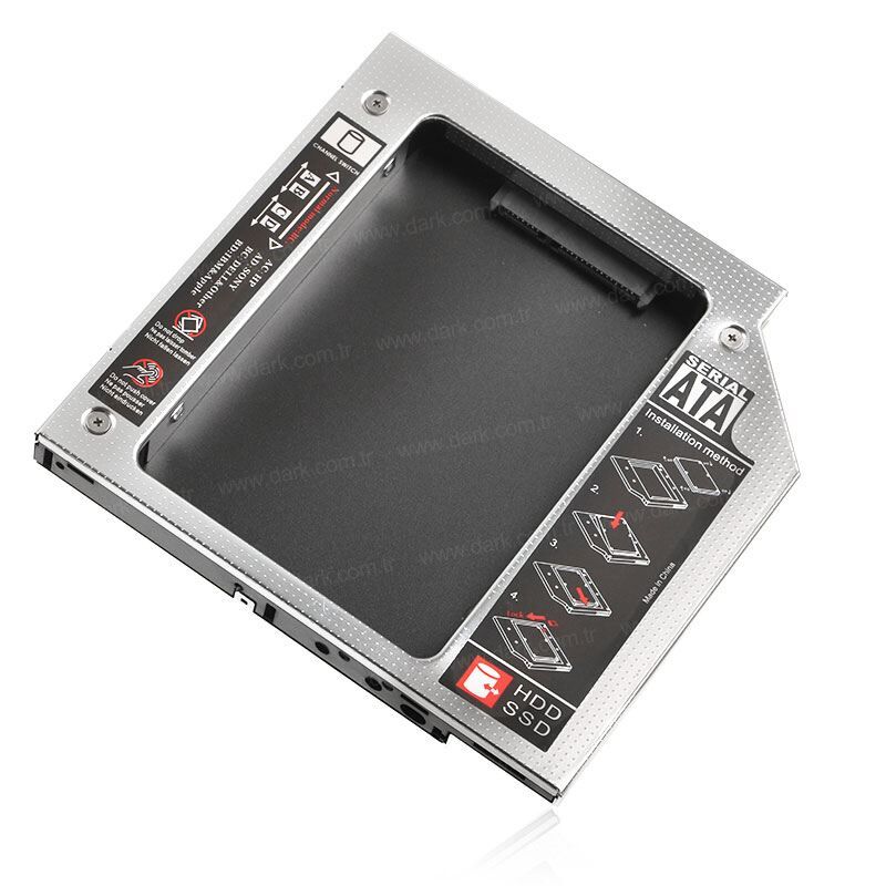 DARK 12.7mm Notebook Slim 2.5'' Sata HDD/SSD Disk Kutusu DK-AC-DSOSD12