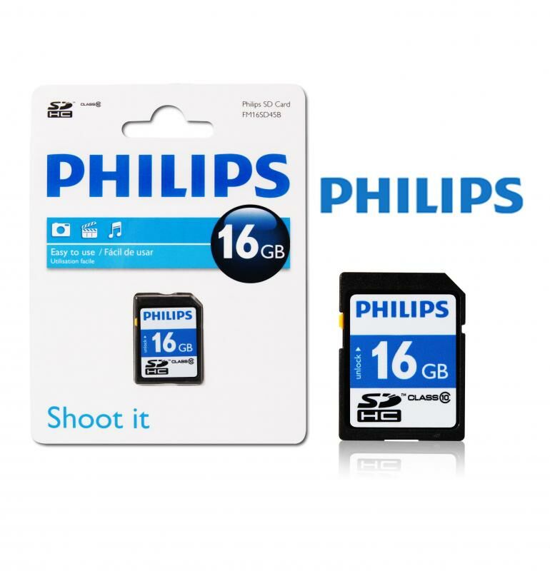 PHILIPS FM16SD45B-97 16 GB CLASS 10 SD Card