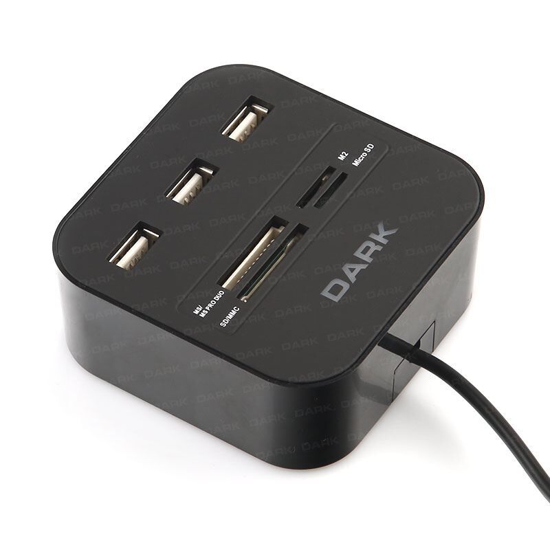 DARK DK-AC-UCR202 USB2.0 External 49 in 1 Siyah Kart Okuyucu