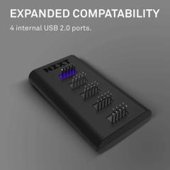 NZXT AC-IUSBH-M3 NZXT INTERNAL Siyah Usb 2.0 4 Port Hub