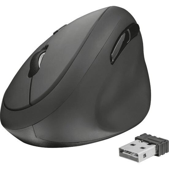 TRUST 23002 Orbo Kompakt Ergonomik Kablosuz Siyah Dikey Mouse