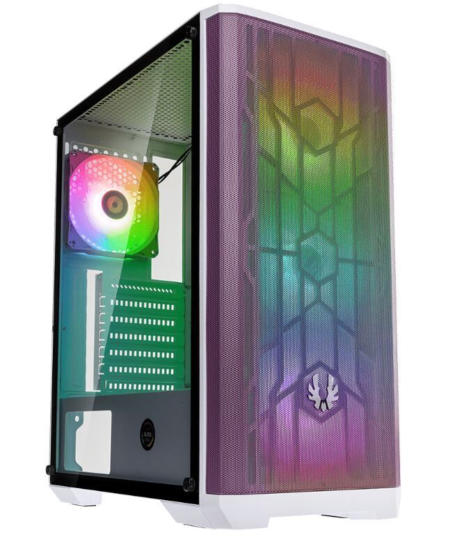 BITFENIX NSE-300-WWGKP-4A NOVA MESH SE TG 4ARGB WITH CONTROLLER Purple