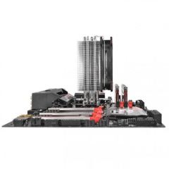 THERMALTAK Riing Silent 12cm Kırmızı Led fanlı CPU Soğutucu İntel LGA2011/1366/115x