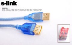 S-LINK 7m USB2.0 Uzatma Kablosu SLX-324