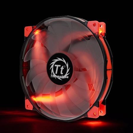 THERMALTAK Luna Anti-vibration 200 mm Kırmızı LED'li Sessiz Fan