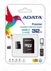 ADATA AUSDH32GUICL10RA1 32GB Premier 80MB/s Class 10 UHS-1 Micro SD Kart