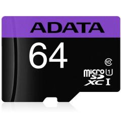 ADATA AUSDX64GUICL10RA1 64GB Premier 80MB/s Class 10 UHS-1 Micro SD Kart